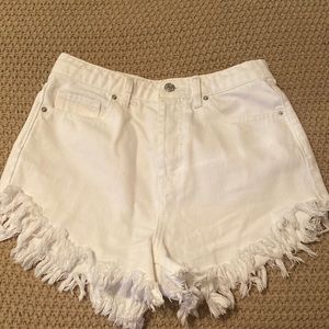 Wild Fable White High Rise Shorts